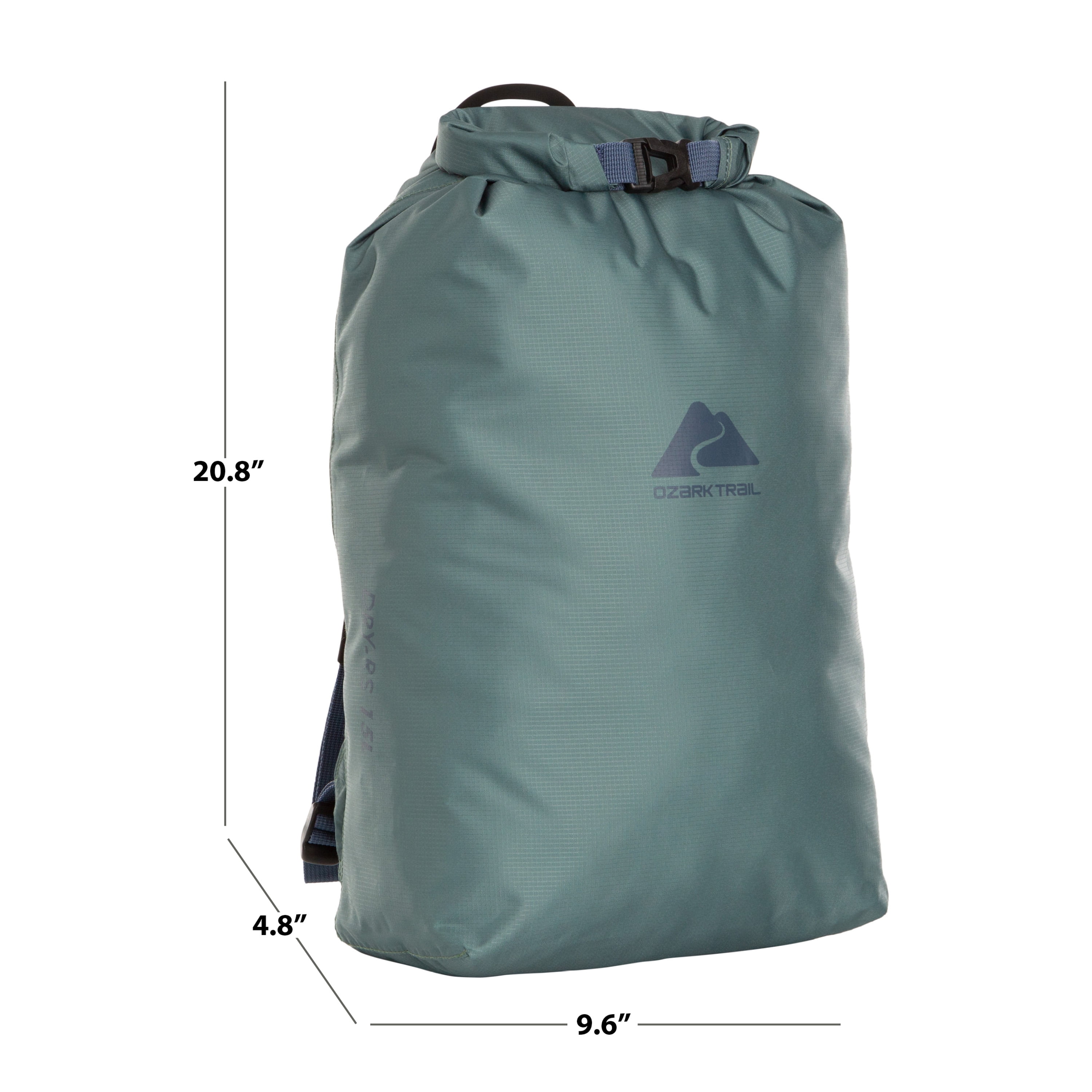Ozark Trail 15L Waterproof Backpack, Forest Green, Unisex Adult