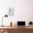 thumbnail image 3 of Stupell Industries Eye Chart Family Home Inspirational Word Black And White Design Gray Farmhouse Rustic Framed Giclee Texturized Art by AD Graphics Studio, 3 of 3