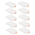 thumbnail image 4 of FUTUREORYY 10Set Large Plastic Tray for Bead Holding and Rhinestone Storage White 15.5x8.7x1.4in, 4 of 8