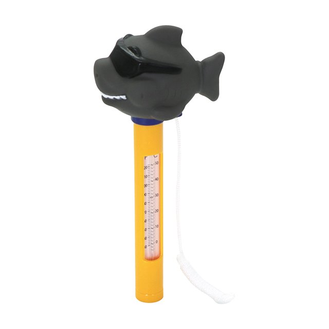 Floating Pool Thermometer Cartoon Animal Shape Water Temperature Thermometers with String for Outdoor Indoor Swimming Pools Spas Hot Tubs Fish Ponds