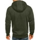 thumbnail image 3 of Sudadera para hombre Otoño Sudaderas Casual Sólido Deportes Fitness Suéter Cardigan Con capucha Manga larga Cremallera Suéter Chaqueta Odeerbi ODB-5, 3 of 8