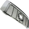 thumbnail image 2 of Grille For 2010-2013 Toyota Tundra Chrome Shell w/ Silver Insert Plastic, 2 of 5
