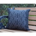 thumbnail image 2 of Simply Daisy, 20" x 20" Dotted Focus Black Geometric Print Decorative Outdoor Throw Pillow, 2 of 2
