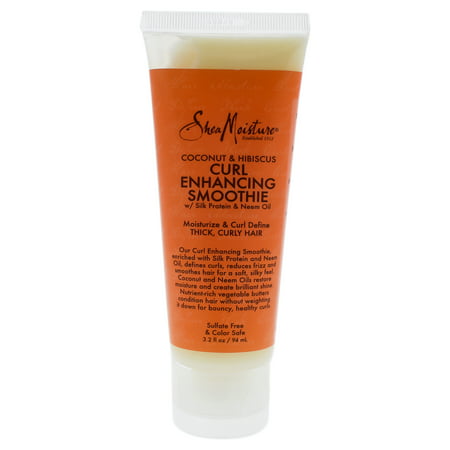 SheaMoisture Coconut & Hibiscus Curl Enhancing for Thick, Curly Hair Smoothie to Reduce Frizz 3.2