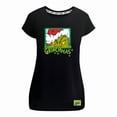 thumbnail image 1 of Playera El Grinch para Dama, con Estampados del Rostro De El Grinch y Frase Negro Talla G, 1 of 4