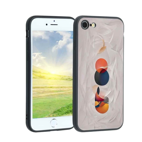 Abstract-Art-8 Phone Case, Degined for iPhone SE 2020 Case Men Women, Flexible Silicone Shockproof Case for iPhone SE 2020