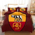 thumbnail image 1 of LAICAIW Roma Duvet Cover Set-3D Football Club Quilt Cover Set-Polyester Comforter Cover Set-3pcs King Size Bedding Set, 1 Duvet Cover&2 Pillow Cases, Twin/Full/Queen/King/California King, No Comfort, 1 of 2