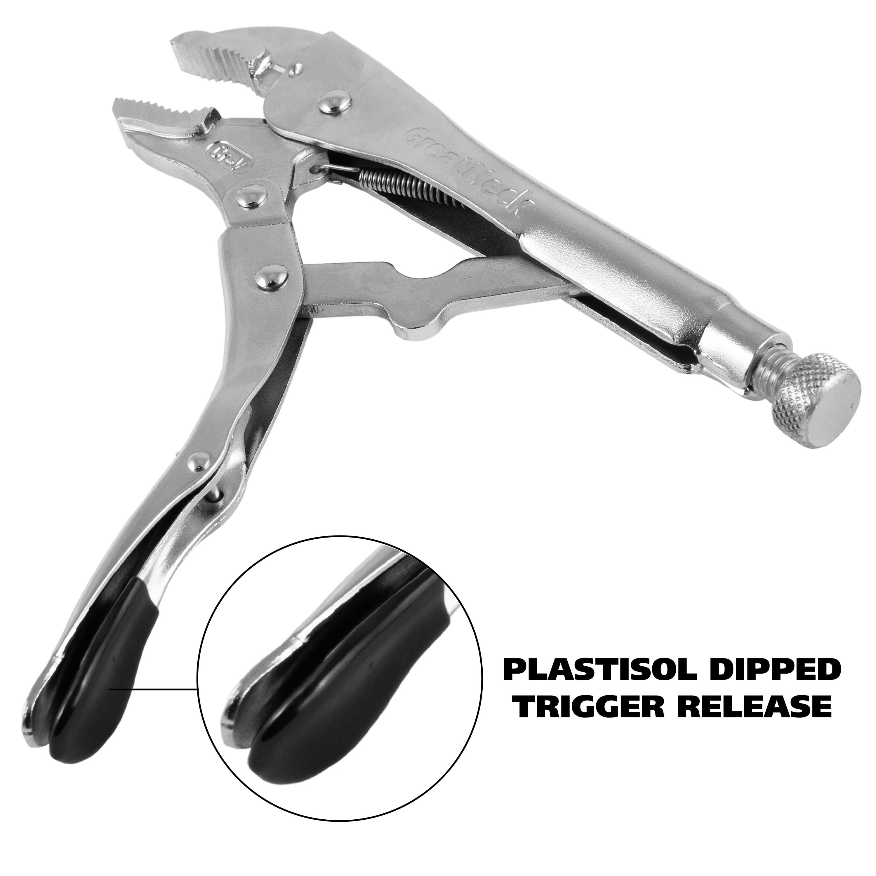 GreatNeck Locking Pliers Sets, 5 Pieces