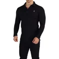 thumbnail image 1 of Playeras Polo John Leopard Manga Larga Muscle Fit, 1 of 6