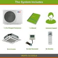 thumbnail image 2 of Cooper & Hunter Mini Split AC Heat Pump Ductless 3 Zone 9000 12000 24000 BTU, 2 of 7