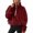 Wine, variant on Quarter Zip Pullover Fall Sweatshirts for Women Fashion Loungewear Cropped Tops Fall Clothes Workout Tops Plus Size Fall Outfits Travel Holiday Dressy Sweatshirts