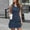 Blue, variant on Womens Casual V Neck Sleeveless Jeans Button Down Denim Short Dress Ringer Dress Casual Fit Dress Casual Long Sleeve Dress for Women Casual Maxi Womens Dresses Casual Summer Midi Length Midi Dress for