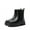 BLACK-PU, variant on Women's Chunky Sole Chelsea Ankle Boots