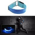 thumbnail image 3 of Encendiendo Deportes al aire libre Luz de marcha nocturna Jogging LED Brazo Pierna Lámpara de advertencia (Azul), 3 of 5