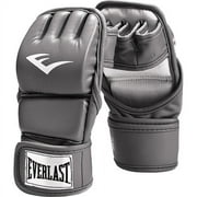 Everlast Womens 6-Ounce Leather Kickboxing Gloves, Grey