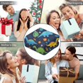 thumbnail image 5 of Wearable Blanket,DarkBlue Colorful Dinosaurs Leaves Pattern Hooded Wearable Flannel Blanket for Adults & Teens,Winter Poncho Shawl Wrap Cape Cozy Anti-Pill,50"x60", 5 of 5