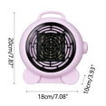 thumbnail image 5 of Mmeneyy 300W Mini Fan Heater, 3 Seconds Fast Heat 2 Mode Heater, Winter Portable Heater Tower, Warmer Heater, 5 of 6