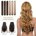thumbnail image 3 of Overnight Heatless Hair Curler Blowout Rods Jumbo, Heatless Curls Satin Jumbo Flexi Rods to Sleep in,Soft Heatless Rod for All Hair Types (Brown, Pack of 3), 3 of 4