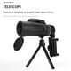 thumbnail image 5 of Telescopio monocular 40x60 de alta potencia para smartphones, visión nocturna, observación de estrellas, caza, viajes, camping, senderismo, etc., 5 of 9