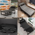 thumbnail image 5 of Portable Folding Camping Cot, Adjustable 4-Position Adults Reclining Folding Camping Cot Sleeping Bed Cots for Office Pool Beach Patio Camping Lawn Outside (Gray), 5 of 9