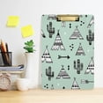 thumbnail image 6 of 12.5"x9" Western Cactus Clipboards, Standard A4 Letter Size Nursing Clipboard with Low Profile Metal Clip Decorative Clip Board for Office Supplies,Silver, 6 of 7