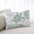 thumbnail image 2 of Ocean Coral Nautical Throw Pillow Cover, Pillowcase Protectors with Zipper, Breathable Decorative Lumbar Pillow Case Cover, Pillow Shams for Couch Sofa 16x24Inch, 2 of 7