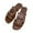 Brown, variant on Anuirheih Slip on Sandals Women,Women's Summer New Fashion Solid Color Pearl Decoration Slippers Flat Sandals(Brown)
