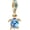 Golden Sea Turtle Charm, variant on Hamsa Hand Dragon Bible Cross Prayer Charm 925 Sterling Silver Charms Fits Women's Charm Bracelet and Necklace Bead Charms Jewelry Gifts for Sister Friend[g0965]