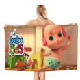 thumbnail image 1 of Loo Loo Kids Toalla de playa de secado rápido con diseño temático, regalo para mujeres y niñas, ideal para cumpleaños, fans, amantes de la música, uso en la playa o al aire libre, 78 × 180 cm, 1 of 6