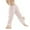 Light Pink, variant on HNMKIU Women's Ribbed Leg Warmers for Dance Yoga and Sports Open Toe Heel Retro Eighty's Style Warm Socks Khaki,One Size
