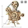 thumbnail image 3 of ROKR 3D Wooden Puzzle Mechanical Model Kits for Adults DIY Craft Kits (LK601 Vitascope), 3 of 6
