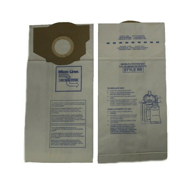 Eureka Style RR 61115B Micro Allergen Vacuum Cleaner Bags by DVC Made