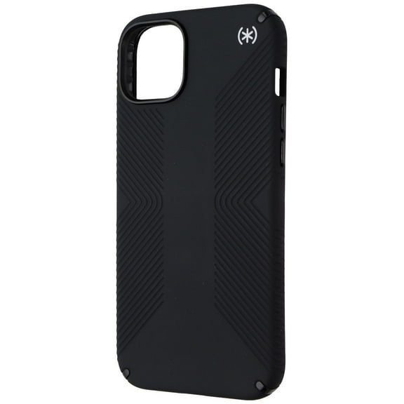 Speck Presidio Grip 2 Cell Phone Case for MagSafe for iPhone 14 Plus, Black