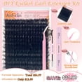 thumbnail image 2 of Kit de extensiones de pestañas Anforlin Fluffy Lash Clusters, 224 unidades, 2 of 7