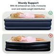 thumbnail image 6 of KFeng Twin Air Mattress with Built-in Pump,16" Raised Inflatable Bed,Quiet Portable Airbed,Blue&Gray, 6 of 11