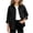 Black, variant on StSilkitty Kids Denim Shirt Jacket Long Sleeve Collared Button down Shacket with Pocket Fall Lightweight Fashion Coats Size 5-15