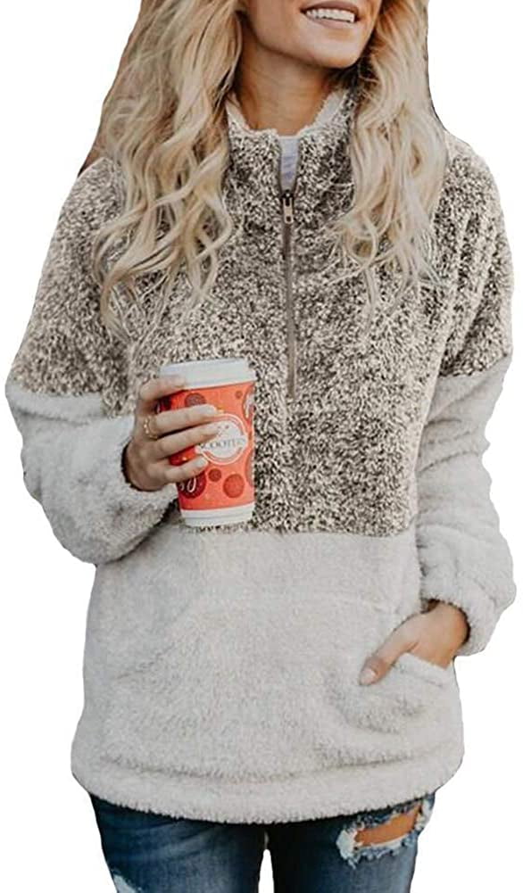 comfy sherpa pullover