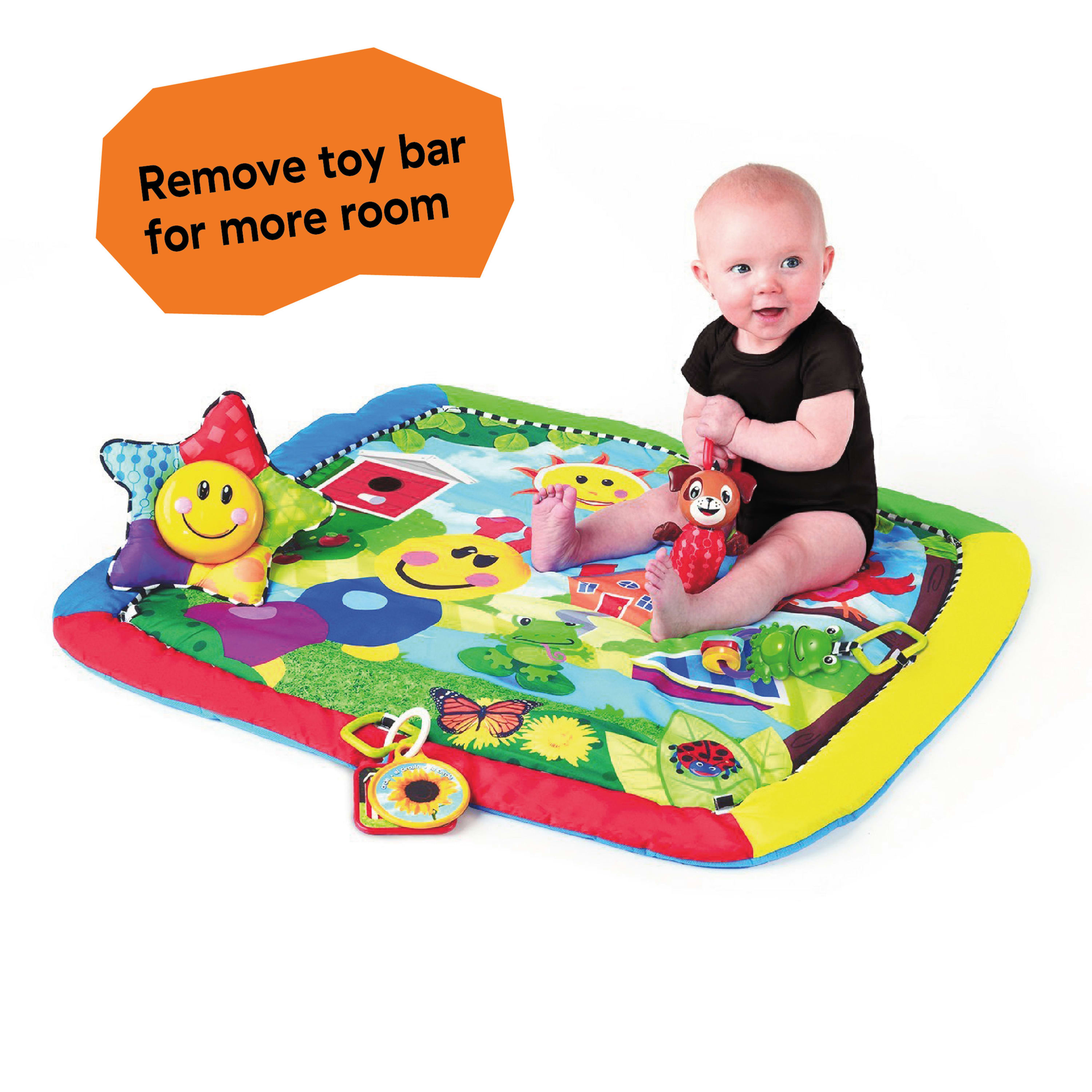 Baby Einstein Caterpillar and Friends Lights and Music Infant Activity Mat - image 8 of 13