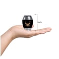 thumbnail image 3 of Owl Little Funeral Urns For Male, Memorial Cremation Urn For Ashes For Women And Man, Flowers Small Urn For Mom And Dad, Black Decorative Urns For Human Ashes For Adults 3 Inch, 3 of 7