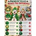 thumbnail image 5 of Christmas Tree Pet Cape Costume with Hood, Winter Holiday Cloak Outfit for Cats and Small Dogs, 5 of 10