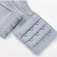 thumbnail image 4 of Amidoa Wireless Womens Bras Blue Push-up T-Shirt Breathable Solid Bralette Brasiers Women 38, 4 of 9