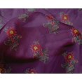 thumbnail image 4 of oneOone Silk Tabby Fabric Leaves & Floral Block Decor Fabric Printed BTY 42 Inch Wide, 4 of 5