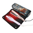 thumbnail image 3 of Hair Tool Organizer Bag with Heat Resistant Mat Removable Travel Storage Case for Hot Air Brushes Curling Irons Cat by The Window, 3 of 8