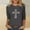 Gray#09, variant on Women's 3/4 Length Sleeve T Shirts Tops Plus Size Crewneck Easter Printed Short Sleeve Shirts Summer Casual Solid Round Neck Oversized Loose Comfy Three Quarter Sleeve Tee Shirt