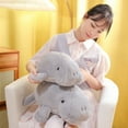 thumbnail image 2 of Simulation Manatee Plush Toy - Sea Animals Puffers Stuffed Toys Soft Aquarium Manatee Dolls, Gifts for Kids, 15.7 Inches,Gray, 2 of 4
