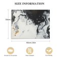 thumbnail image 2 of JEUXUS  Canvas Wall Art Black And White Marble Ink Style Canvas Print Artwork Modern Art Wall Art Paintings Framed Ready to Hang for Living Room Dinning Room Bedroom Bathroom Home Decor, 2 of 5