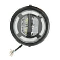 thumbnail image 1 of Motorbike Front Light Daytime Running Lamp Turn Signal Indicator 8in Motorcycle LED Headlight Retro Angel Eyes Replacement For Cruiser Choppers Cafe Bobber Racer, 1 of 8