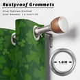 thumbnail image 2 of Outdoor Curtains for Patio Waterproof, St Patrick's Day Outdoor Privacy Panels Grommet, Vintage Shamrocks Golden Beer Green Leaf Blackout Outside Curtains for Porch/Cabana 54"x84", 1 Panel, 2 of 8