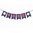 thumbnail image 1 of Inkdotpot Party Supplies For BoyI Am FourPaper GarlandBirthday Banners BaseballBirthday Streamers, 1 of 4