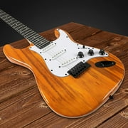 LyxPro Electric Guitar 39 Inch Beginner Kit with 20W Amp and Accessories - Mahogany